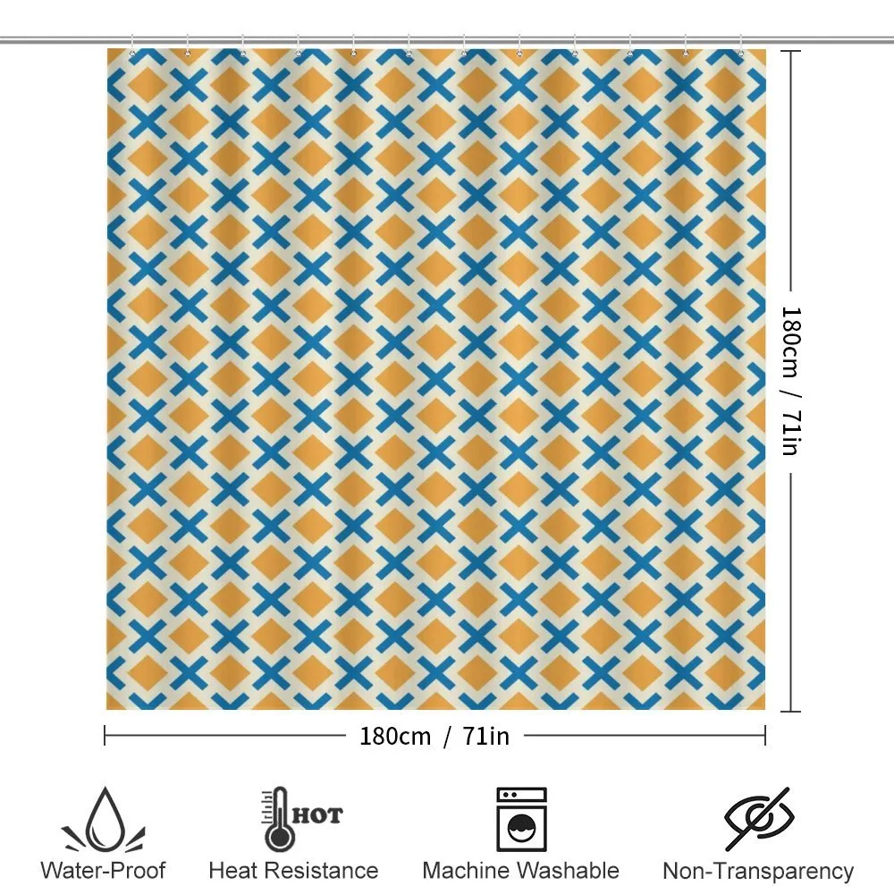 Squares Dashed Lines Tile — Detail 2