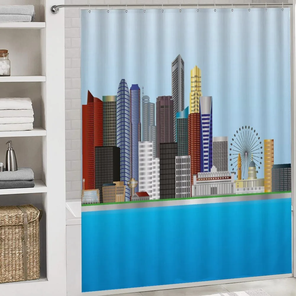 Urban Buildings and River — Detail 4