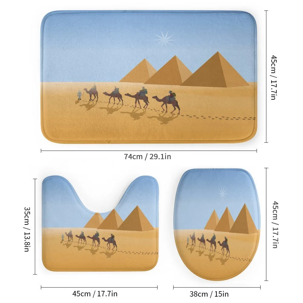 Camel Riders in Desert — Detail 1
