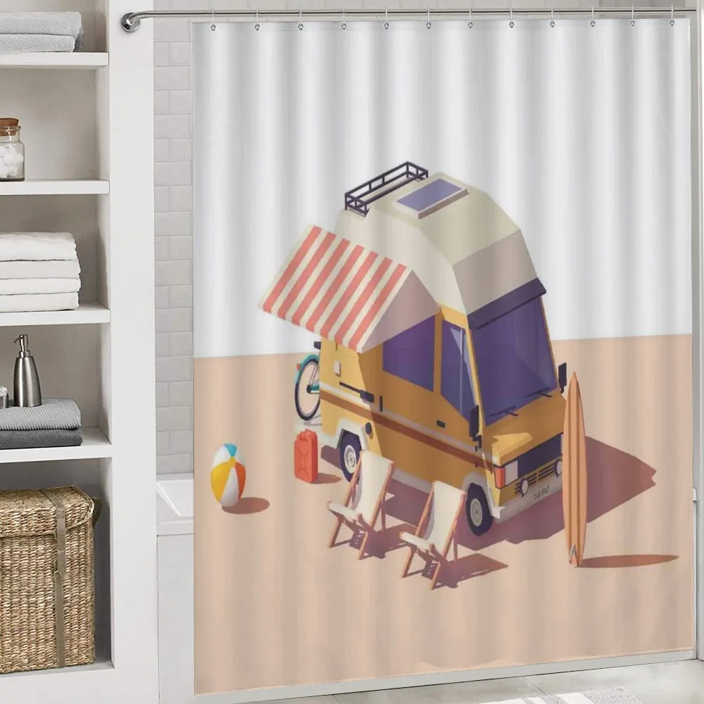 Camper Van Chairs and Surfboard — Detail 4
