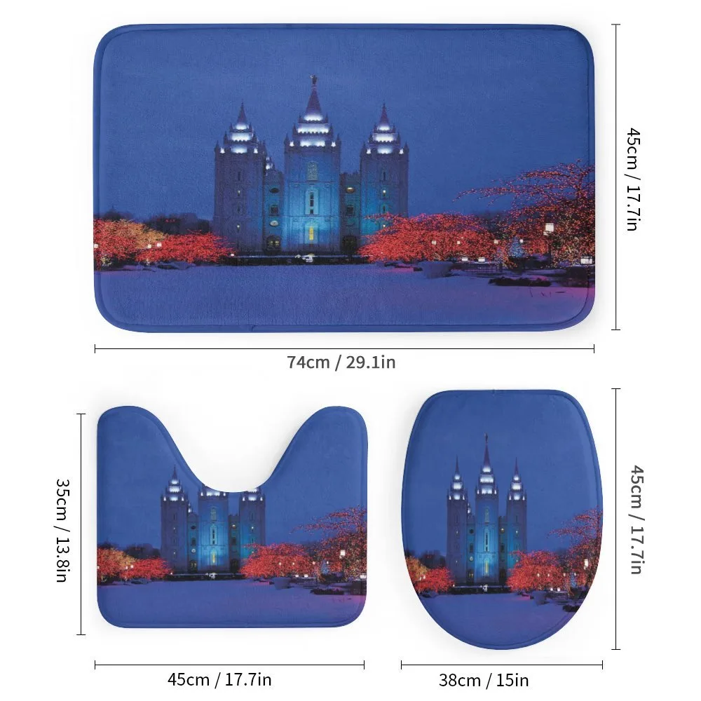 Castle in Winter Road — Detail 1