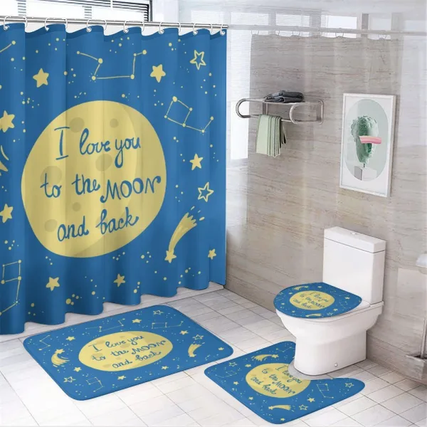 Comet Astronomy Star on a shower curtain