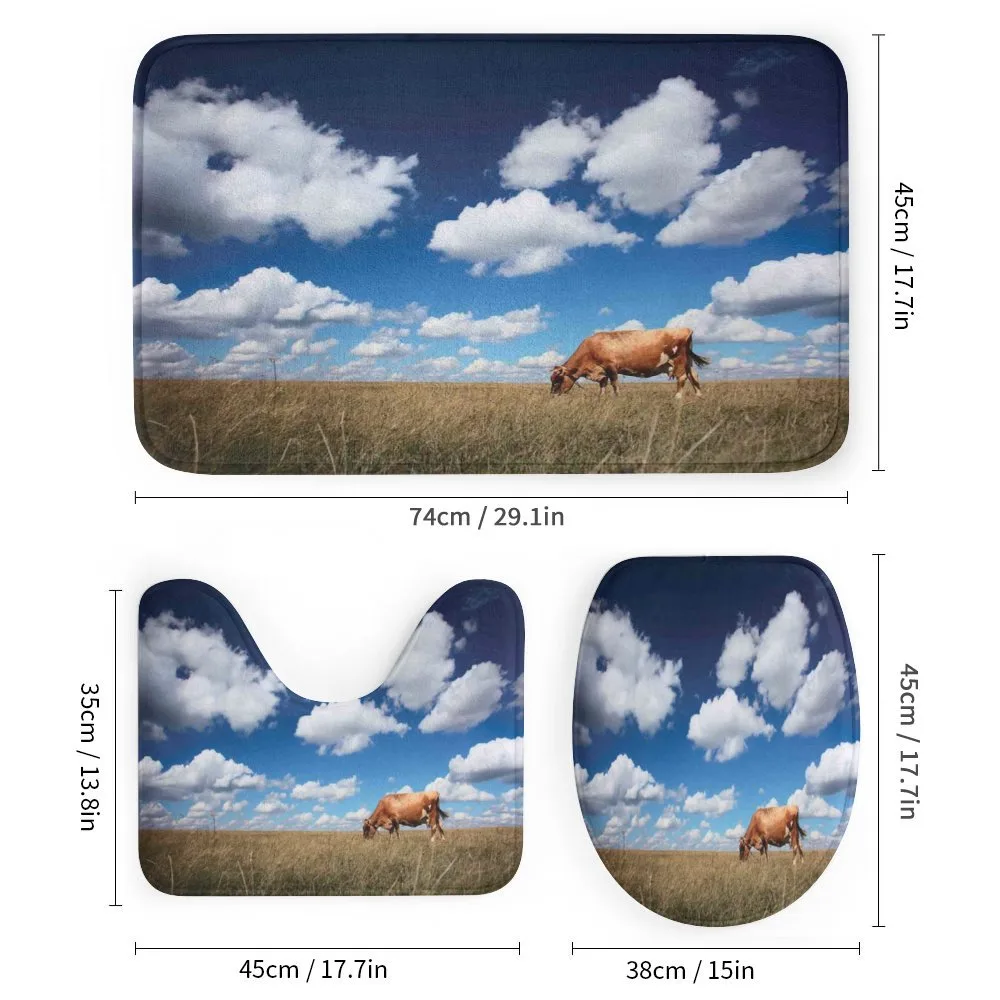 Cow Meadow Sky Clouds — Detail 1