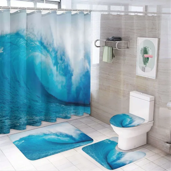 Extreme Water Sports on a shower curtain