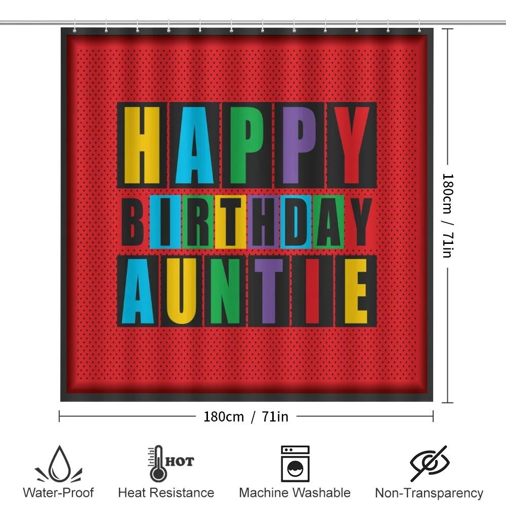 Funky Happy Birthday Auntie — Detail 2
