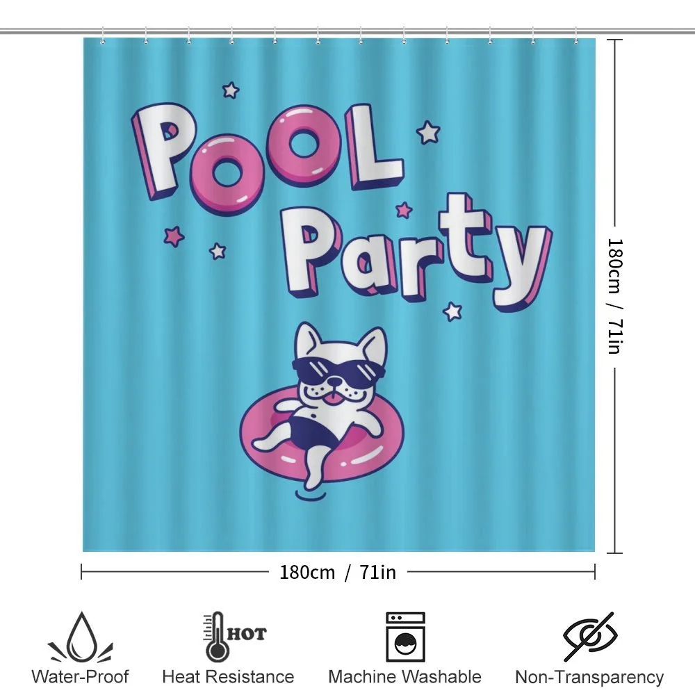 Funny Dog Stars Pool — Detail 2