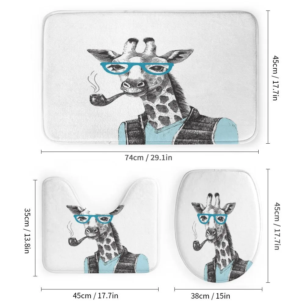 Funny Giraffe with Pipe — Detail 1