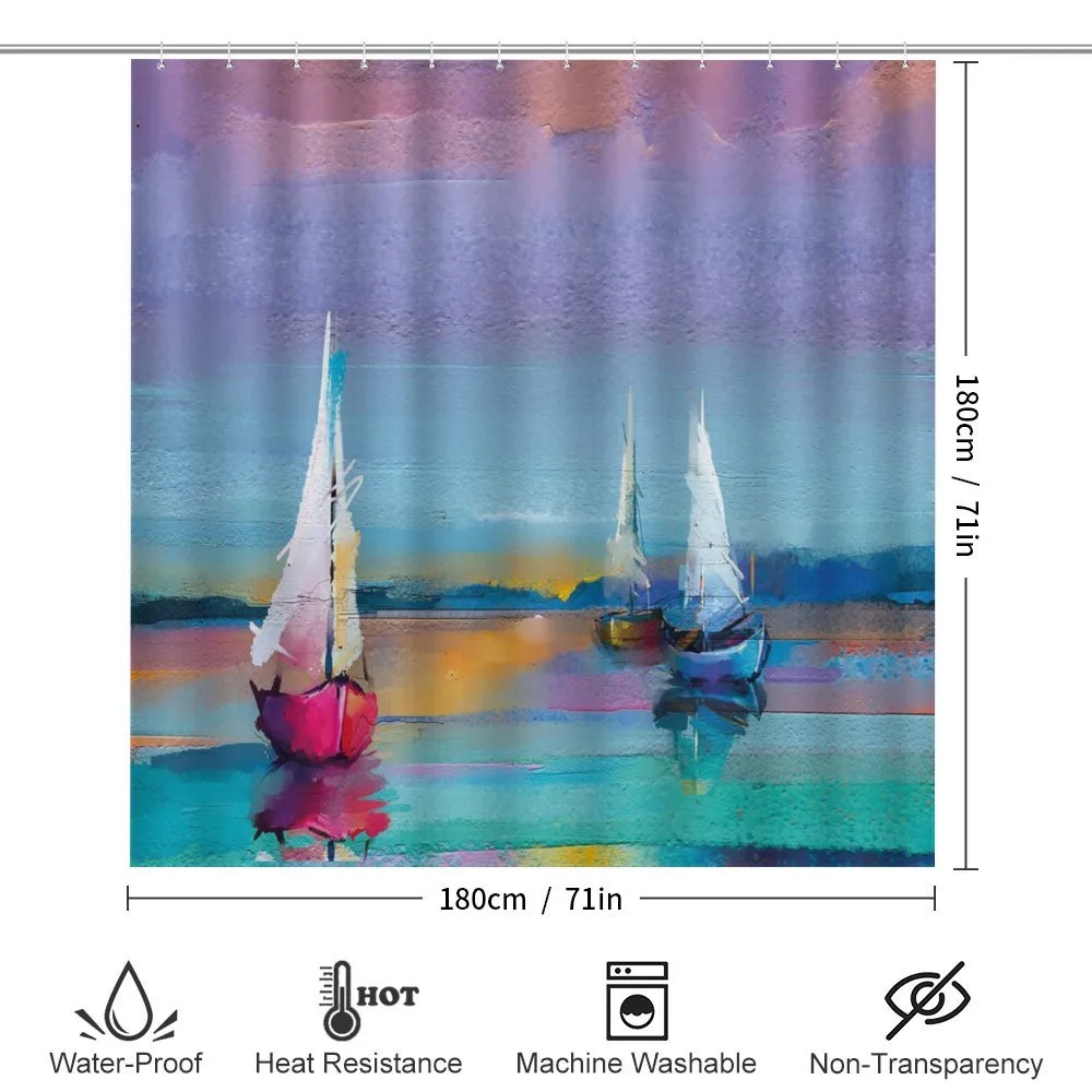 Modern Art Boat Sail — Detail 2