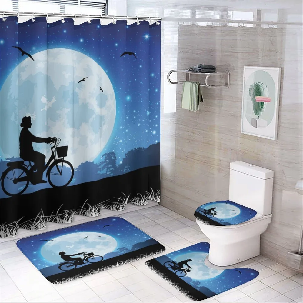 Person Rides Bicycle Night — Your design