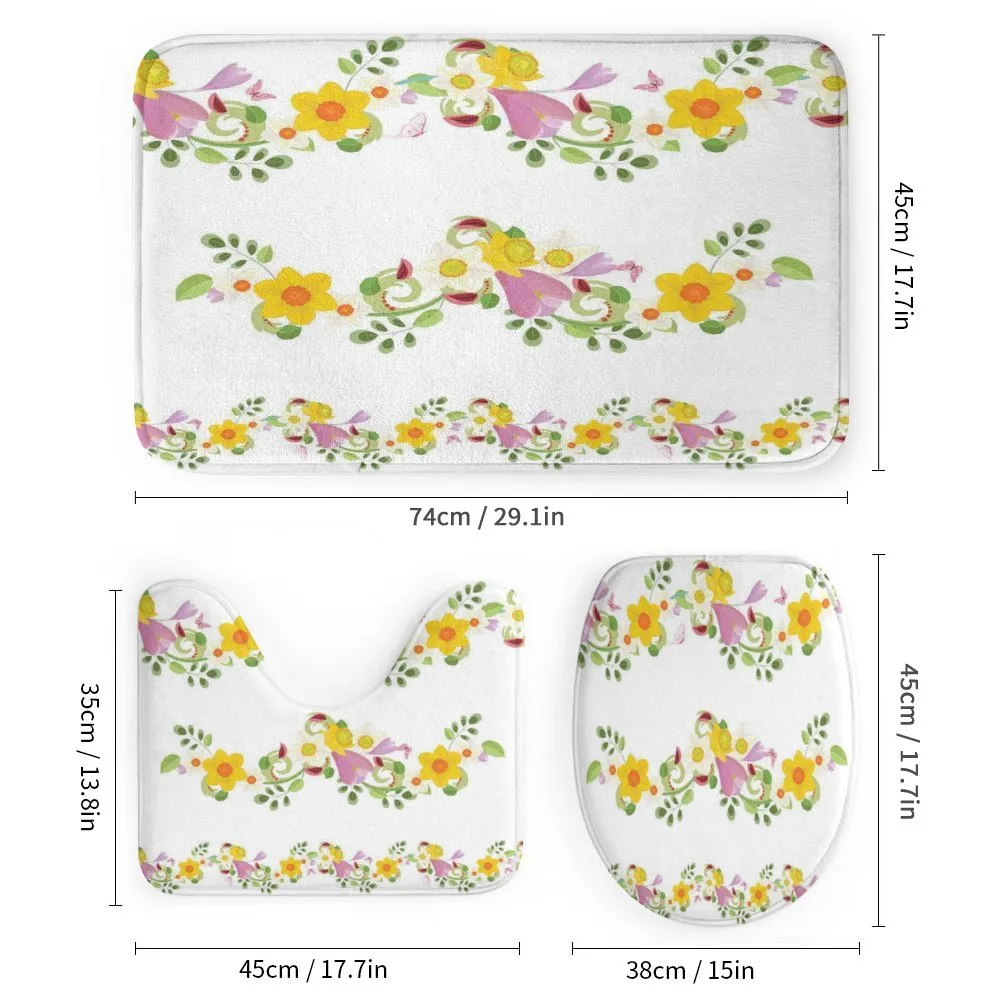 Retro Flowers Pattern — Detail 1