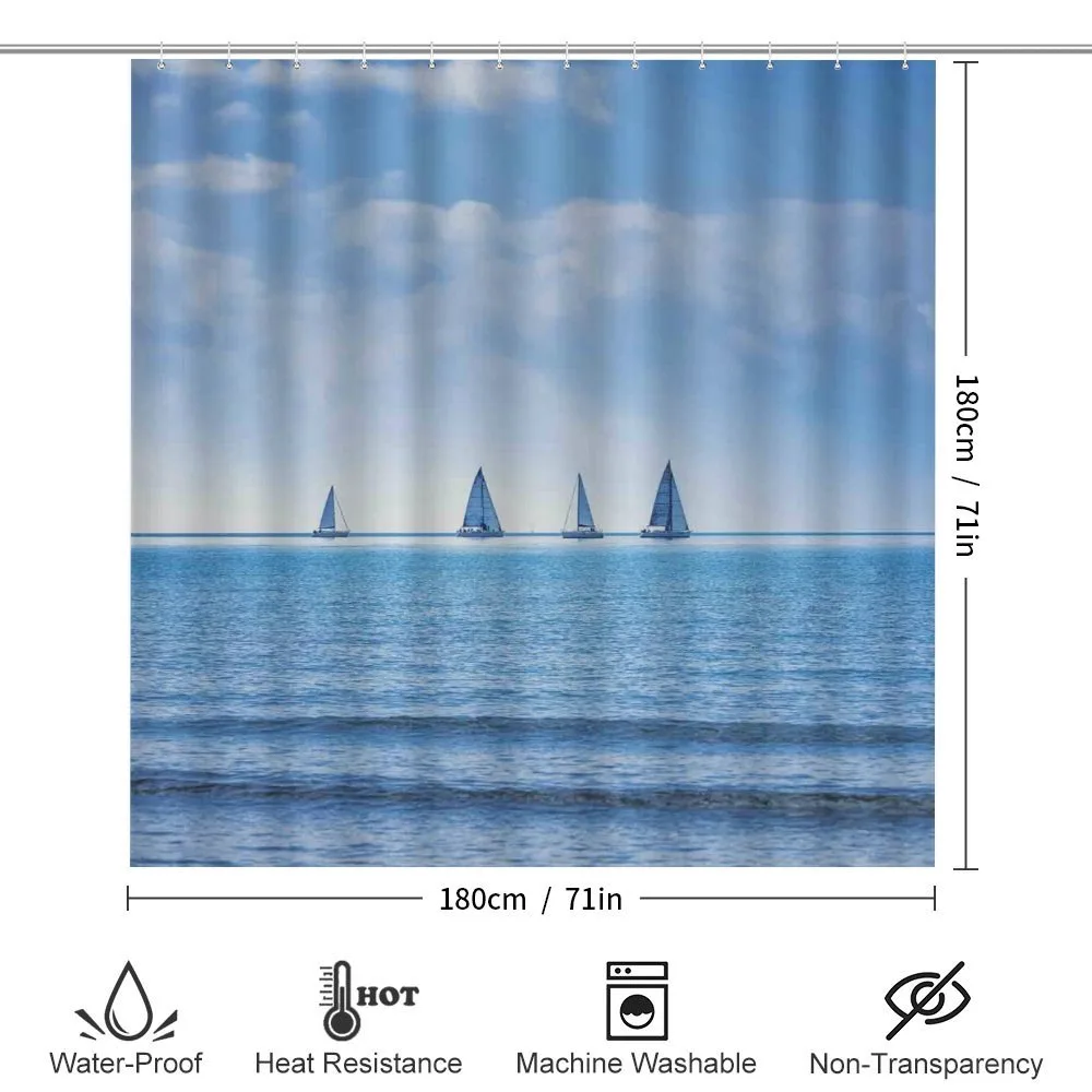 Sailing Boat on Ocean — Detail 2