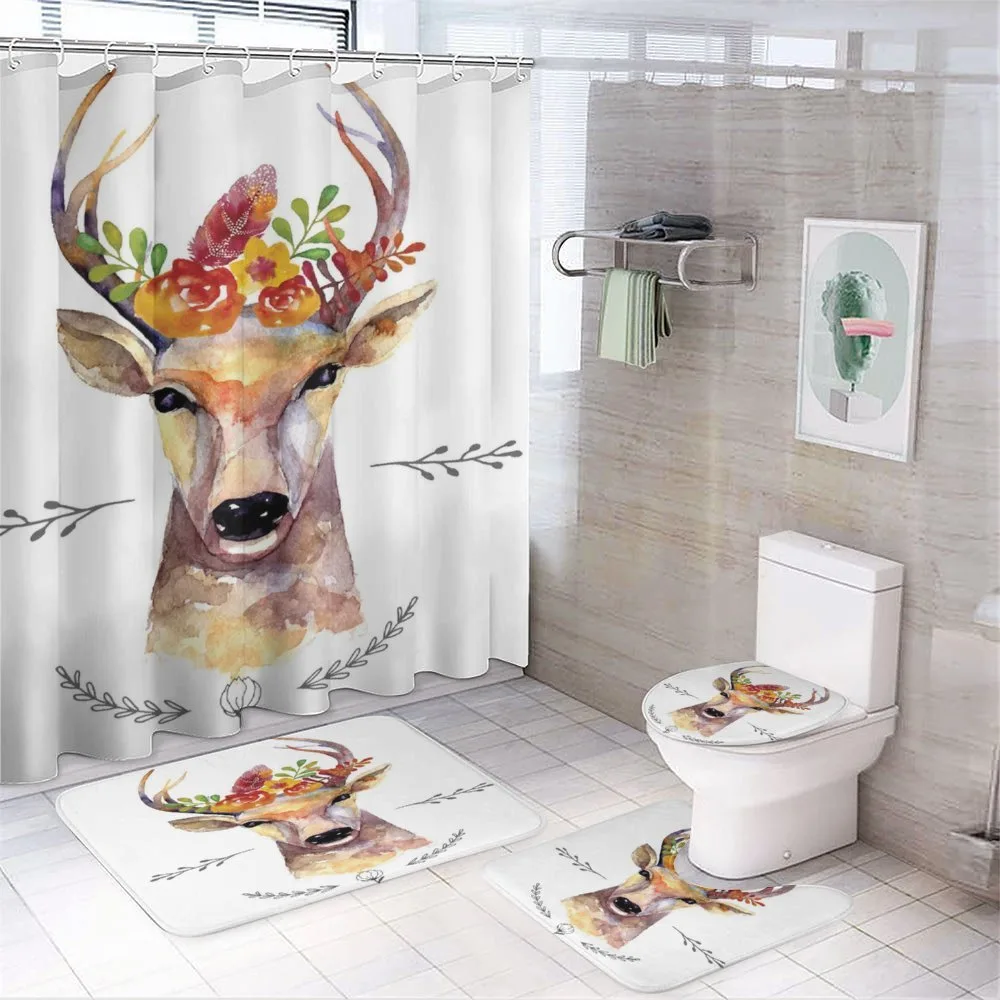 Watercolor Deer Rustic — Your design