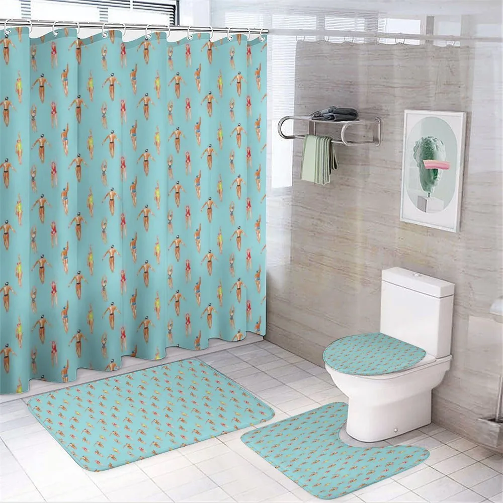 Watercolor Swimmers — Your design