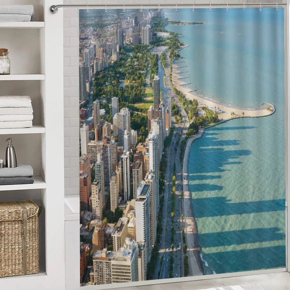 Aerial Vista Chicago City — Detail 4