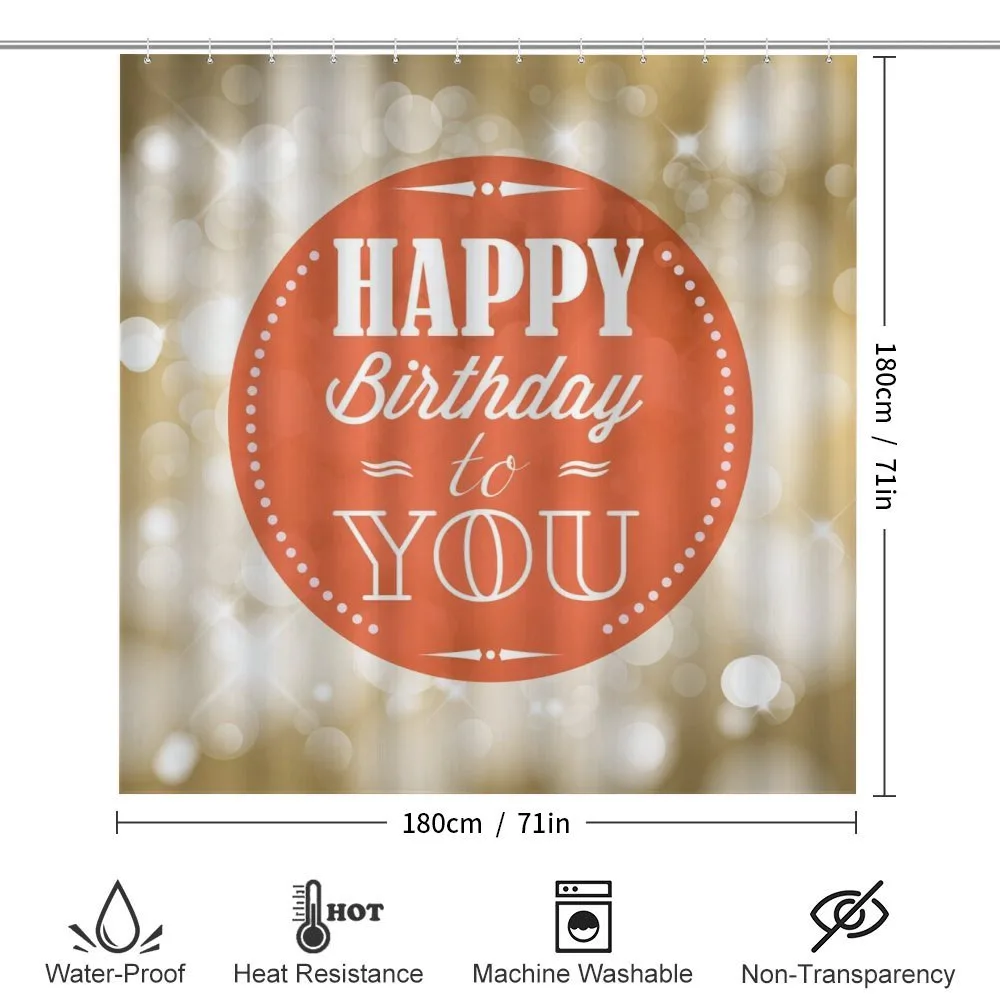 Celebratory Message Bokeh — Detail 2