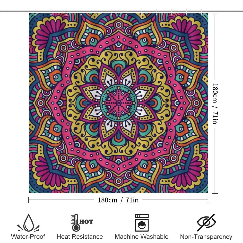 Colorful Floral Motif — Detail 2