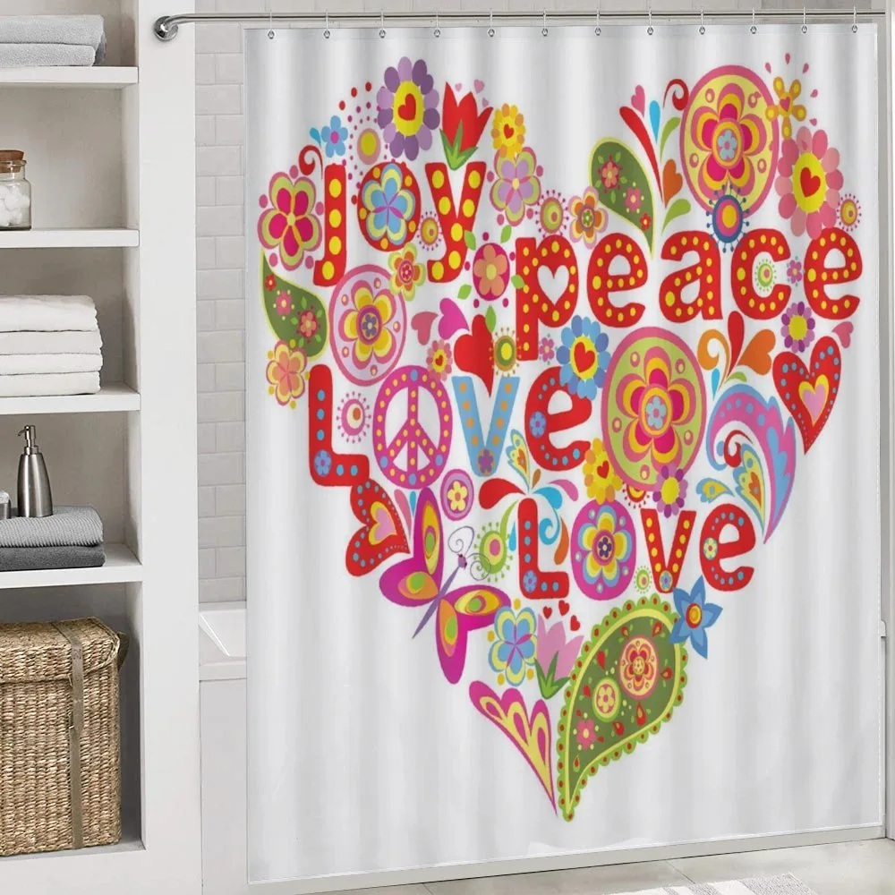 Hippie Floral Heart Sign — Detail 4