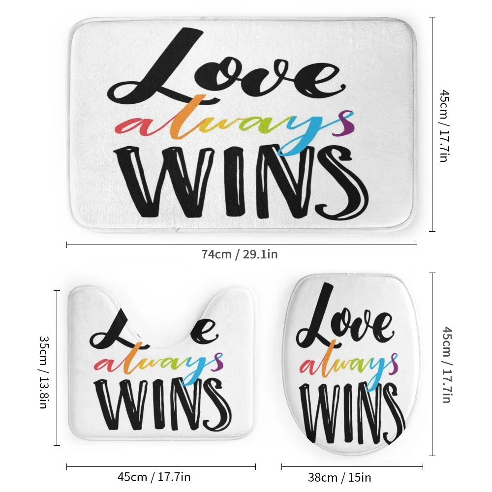 Love Always Wins Phrase — Detail 1