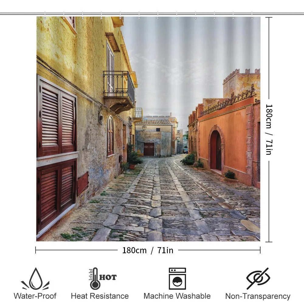 Narrow Street Erice — Detail 2