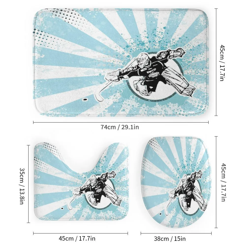 Retro Grunge Goaltender — Detail 1