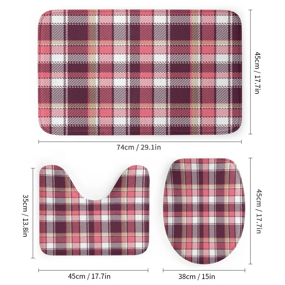 Retro Plaid Squares — Detail 1