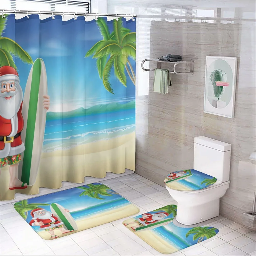 Santa with Surfboard — Your design