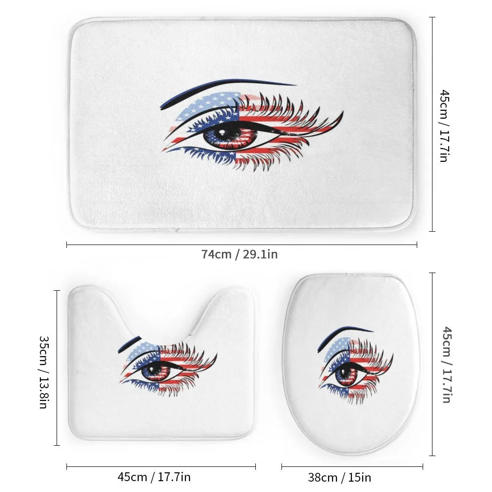 USA Flag Female Eye — Detail 1