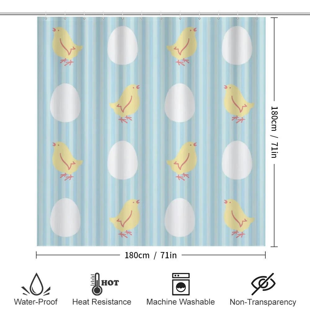 Baby Animal and Eggs Stripes — Detail 2
