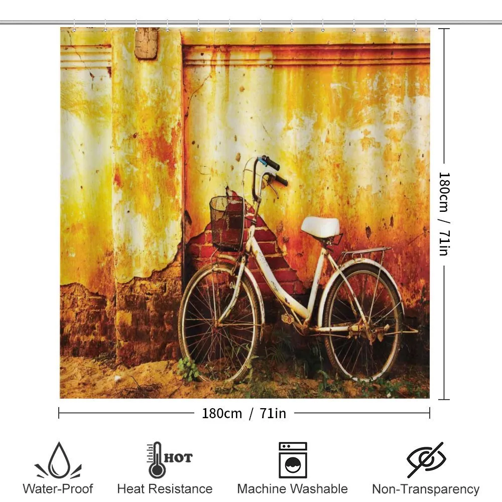 Bike Rusty Cracked Wall — Detail 2