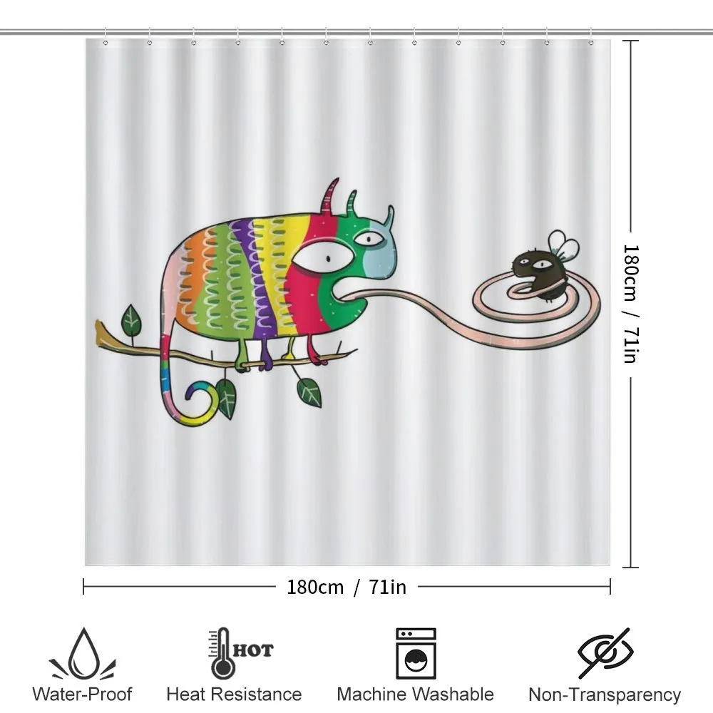 Chameleon on Branch — Detail 2