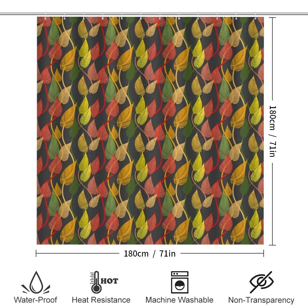 Colorful Nostalgic Leaf — Detail 2