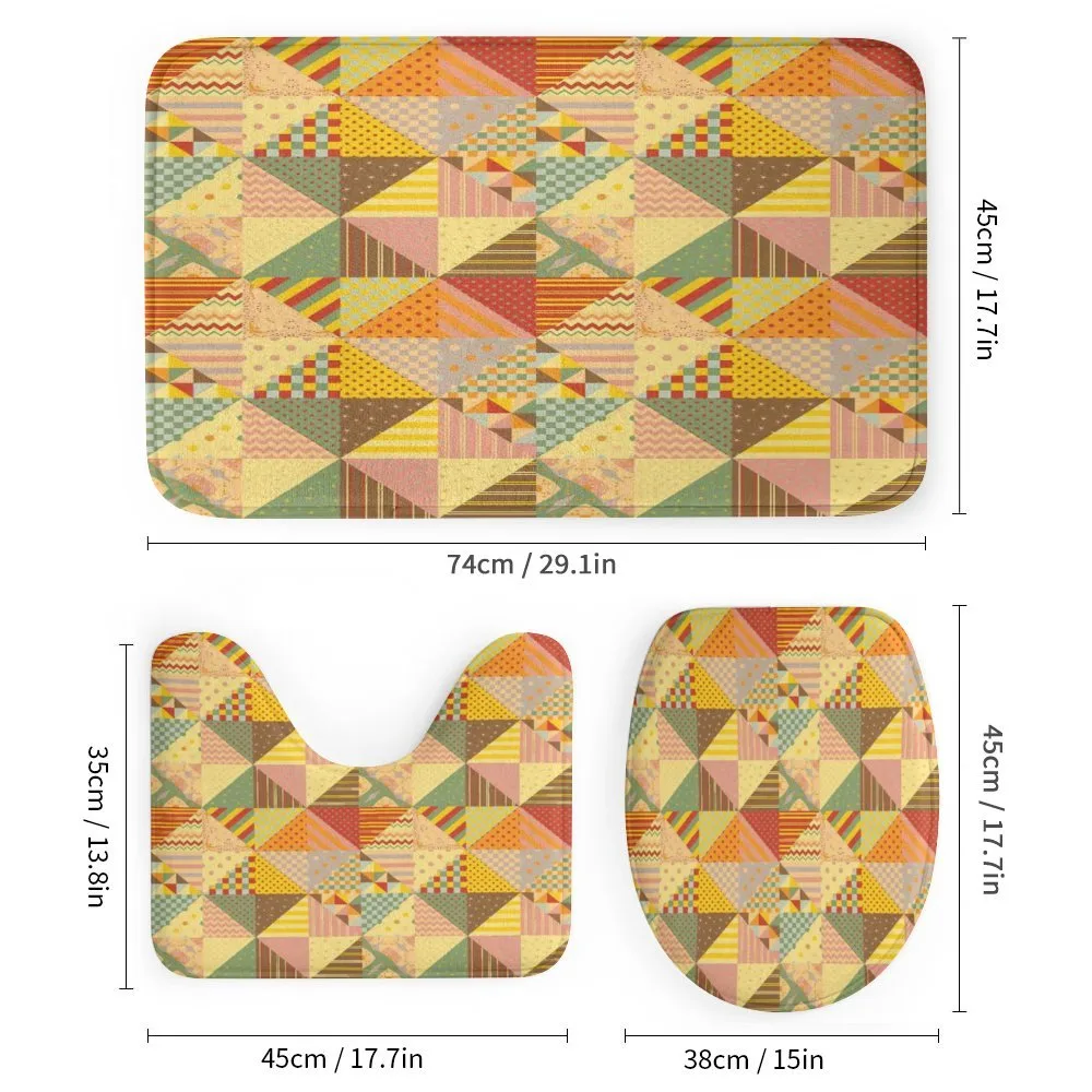 Colorful Triangle Patches — Detail 1