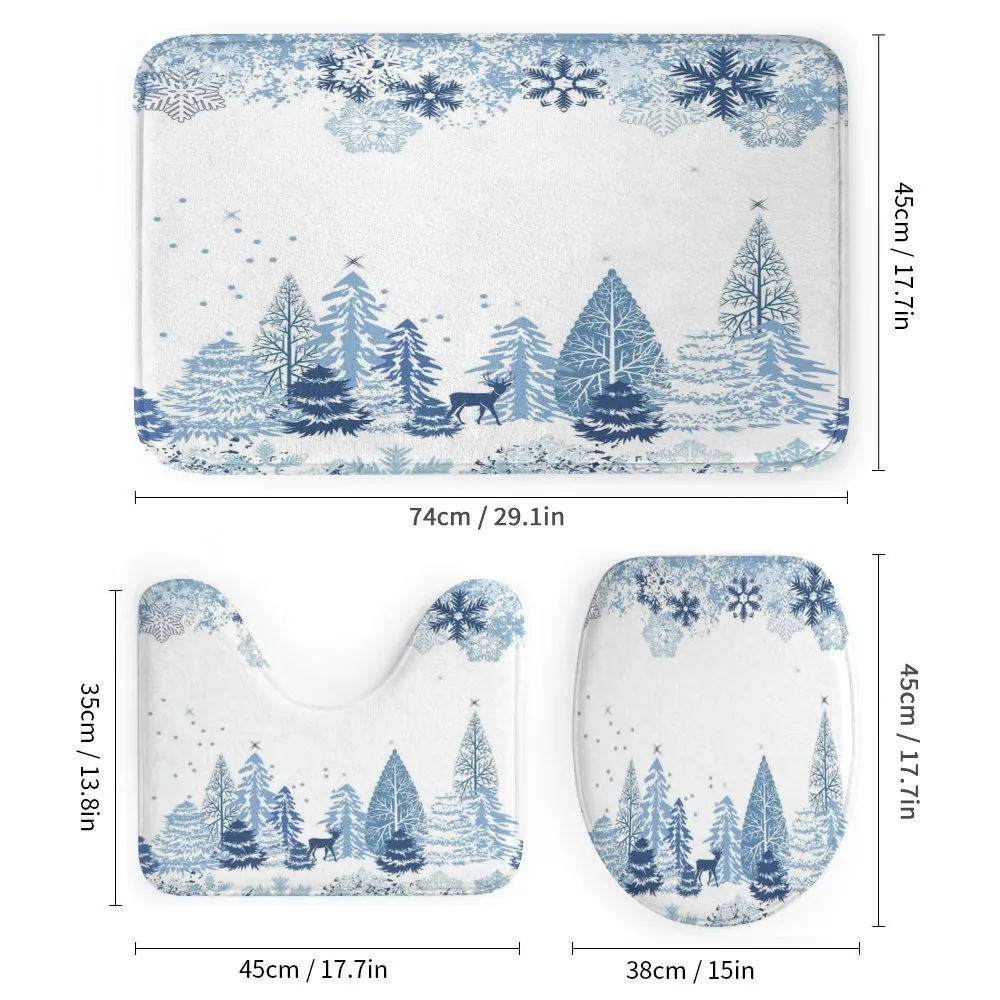 Deer Pine Trees Xmas — Detail 1