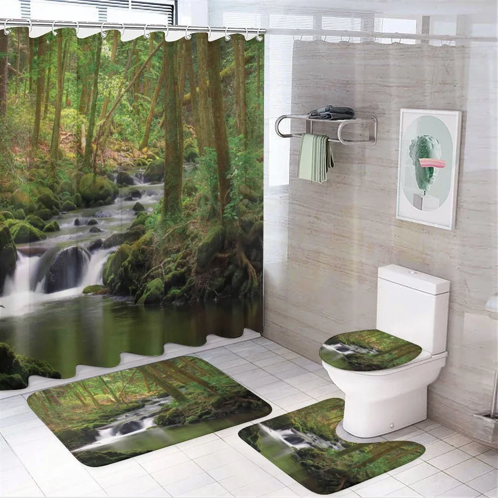 Forest over Mossy Rocks — Your design