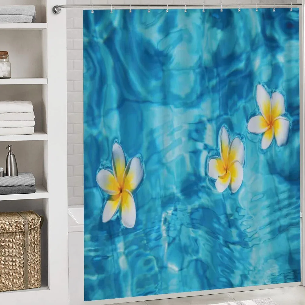 Frangipani Flower Aqua — Detail 4