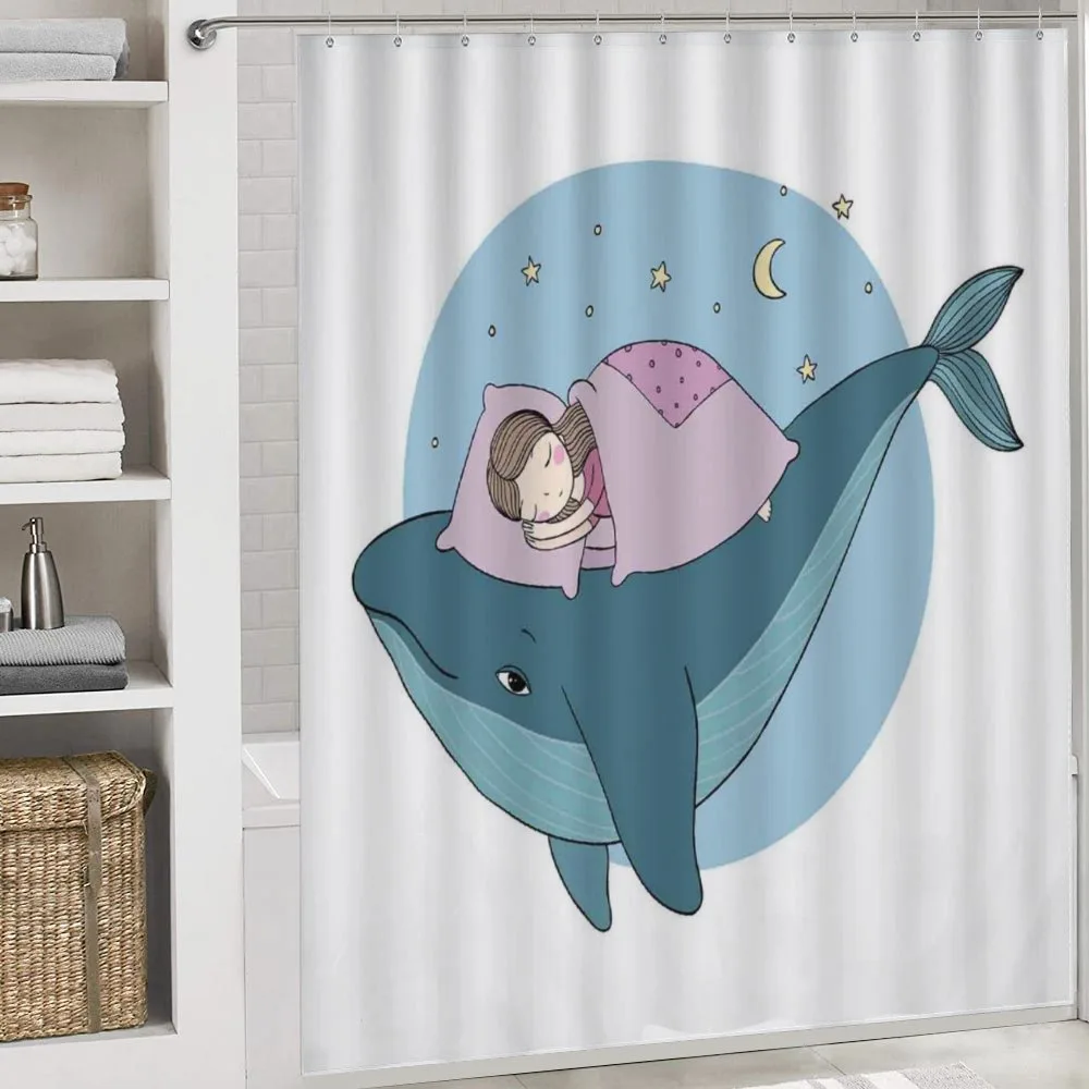 Girl Sleeping on Whale — Detail 4