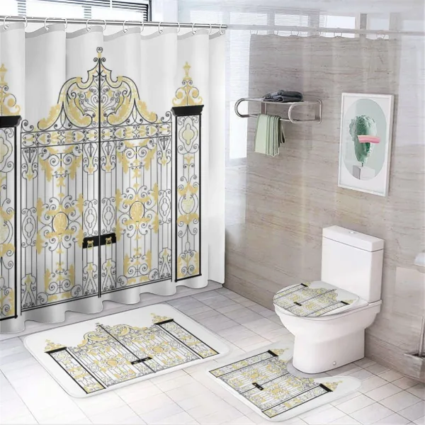 Kensington Royal Palace Door on a shower curtain