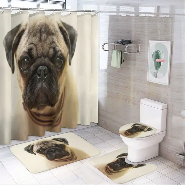 Pure Bred Dog Photograph on a shower curtain