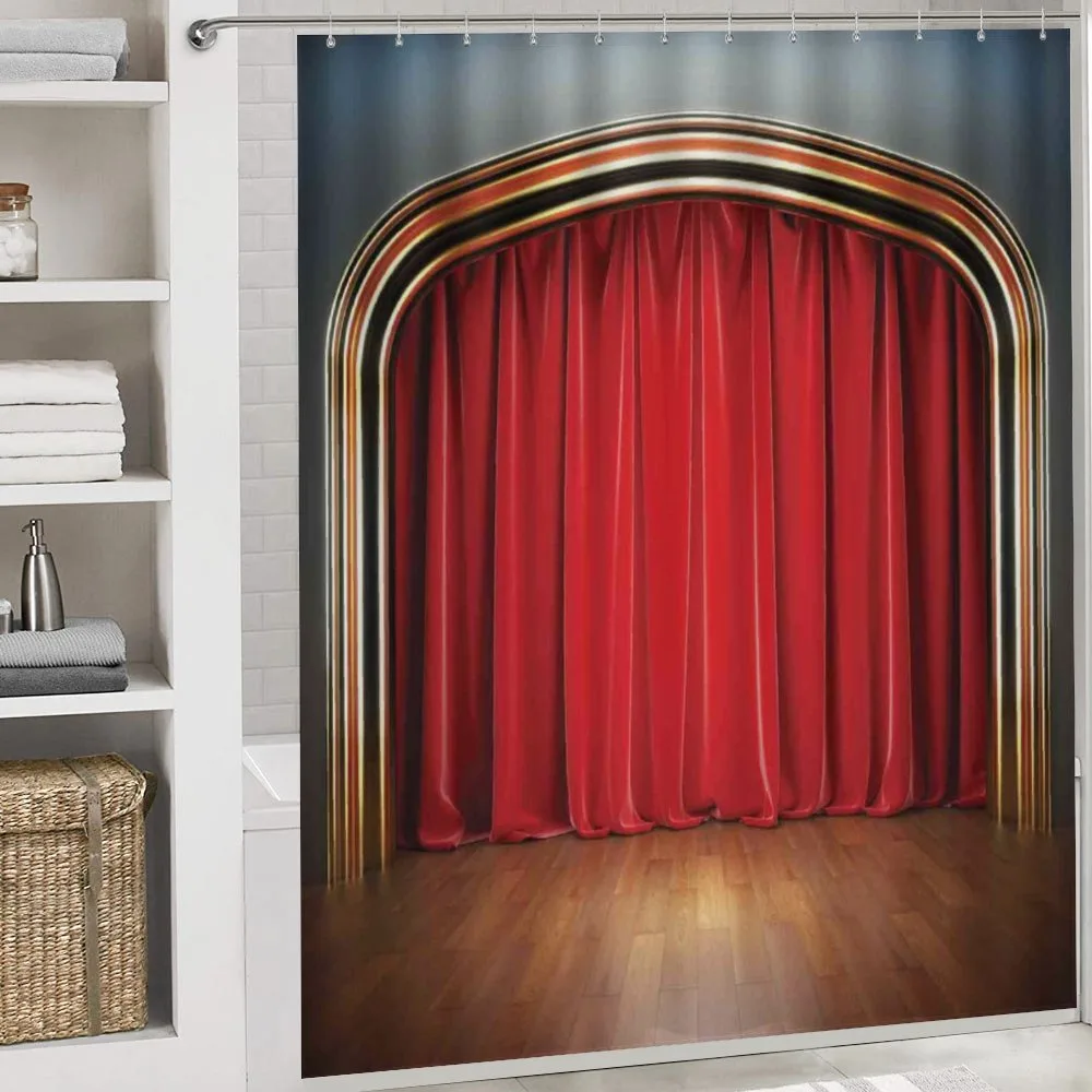 Stage with Classic Curtains — Detail 4