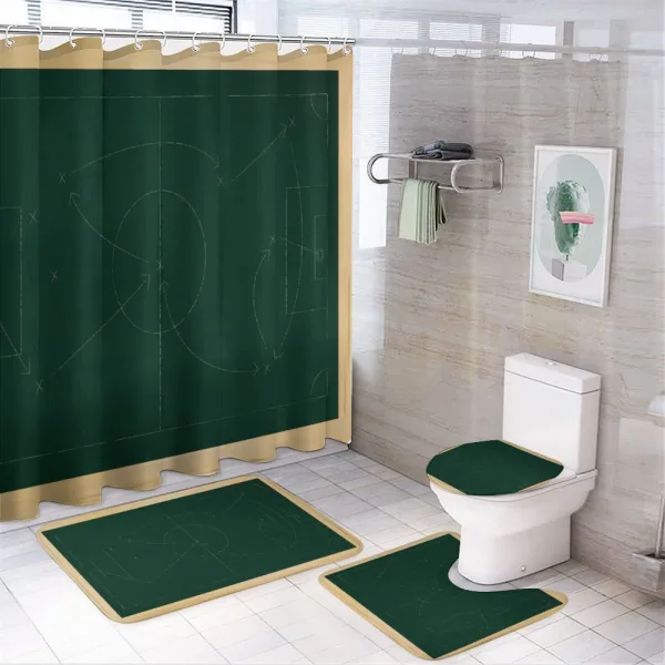 Tactic Diagram Design on a shower curtain