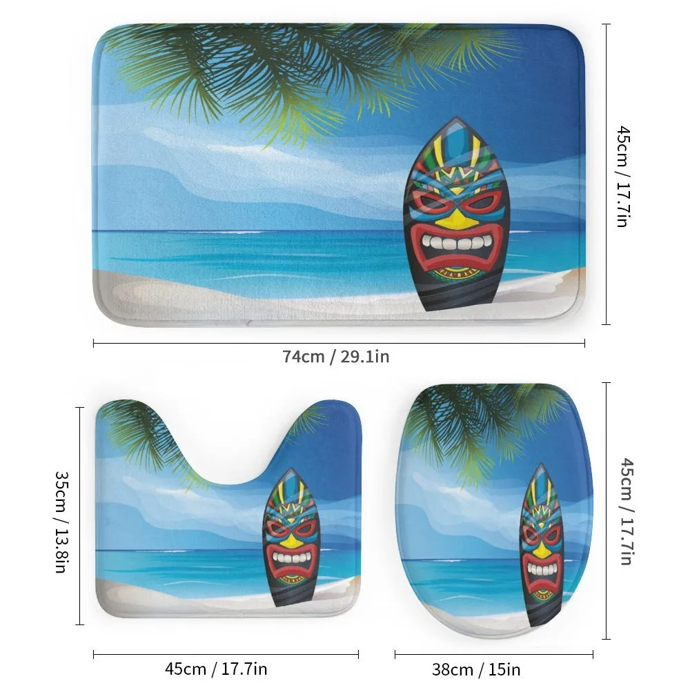 Tiki Surfboard — Detail 1