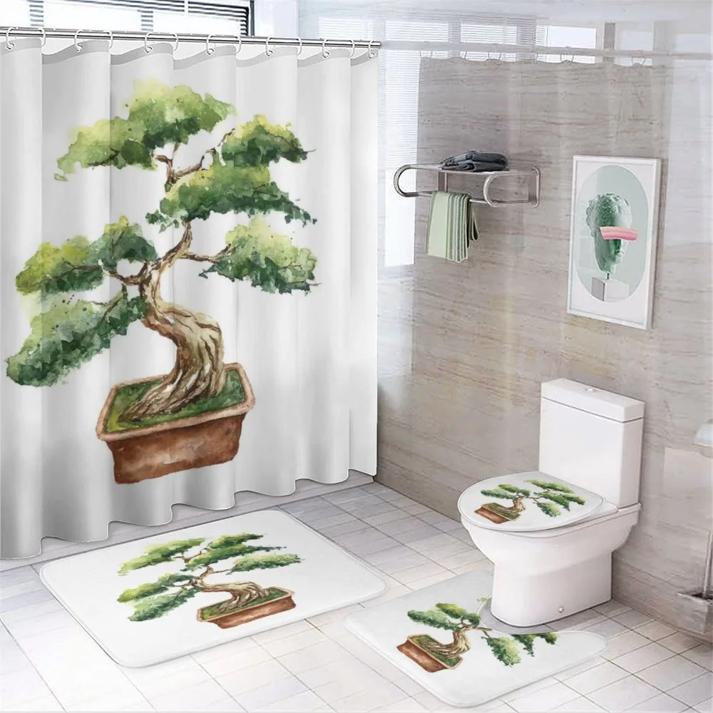 Watercolor Bonsai Hand Drawn — Your design