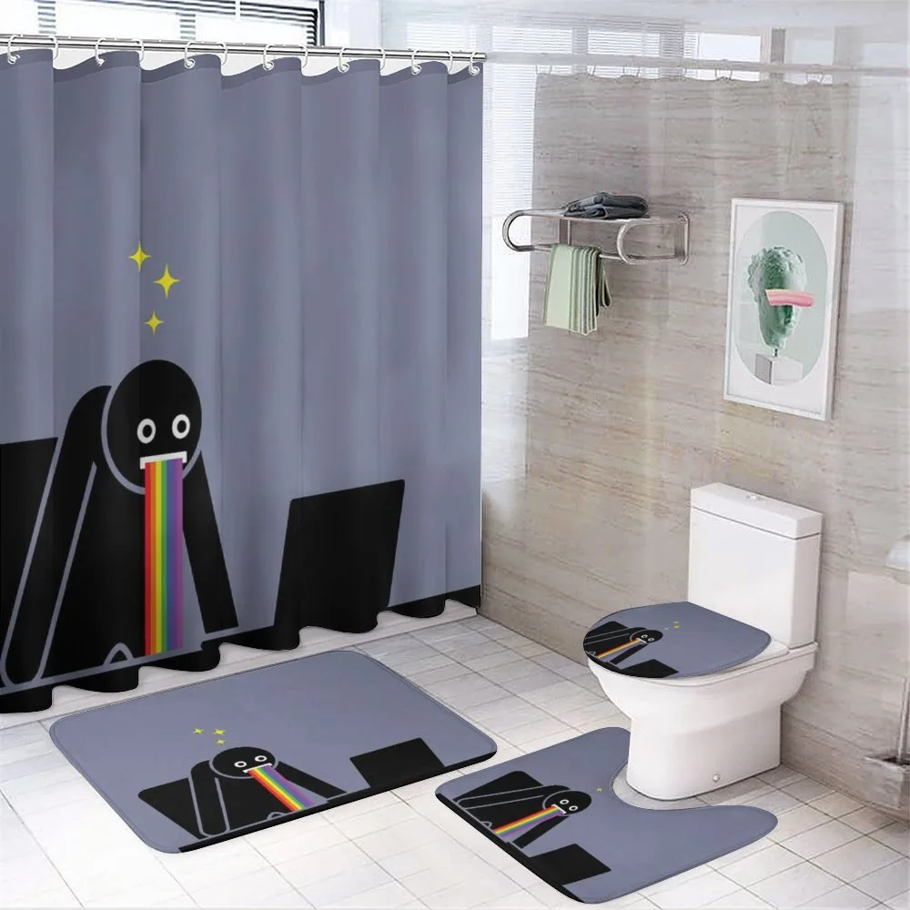 Amazed Man Puke Rainbow Image — Your design