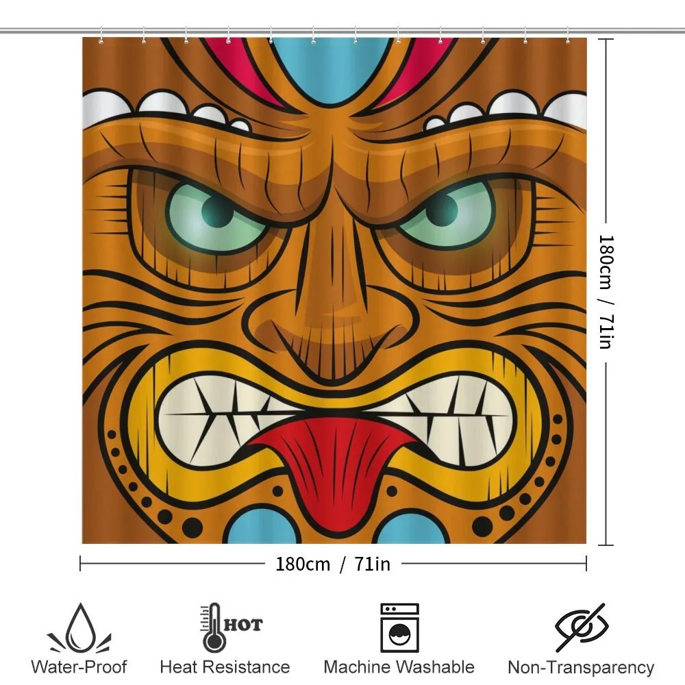 Angry Face Totem — Detail 2