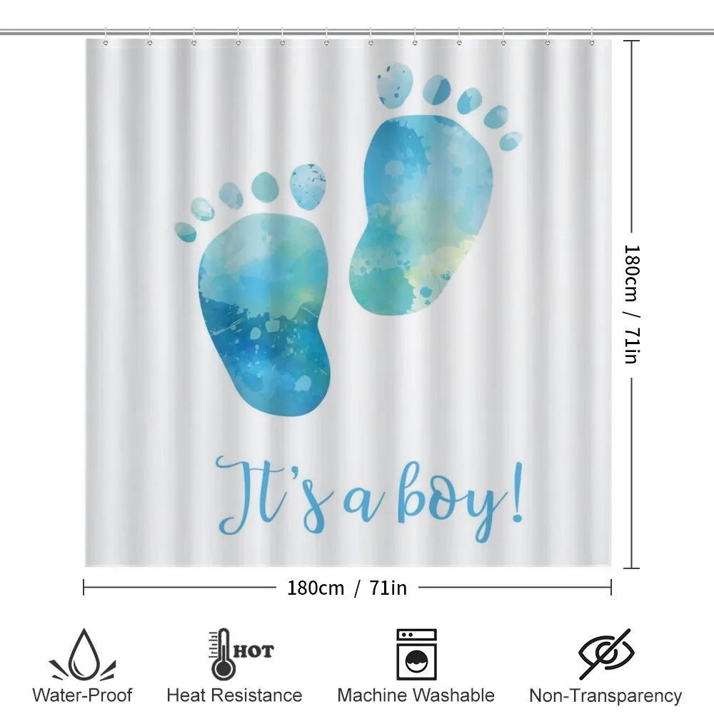 Baby Boy Footprints — Detail 2