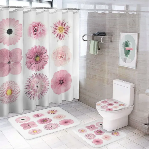 Botanical Set on a shower curtain
