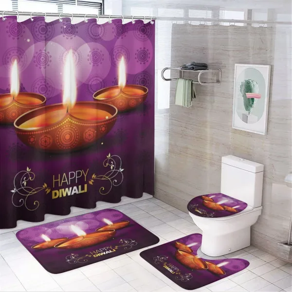Diwali Asia on a shower curtain