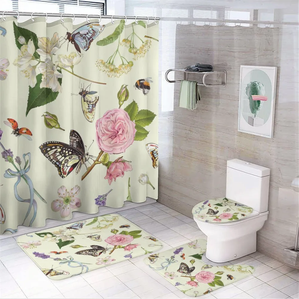 Flowers Roses and Bees — Your design