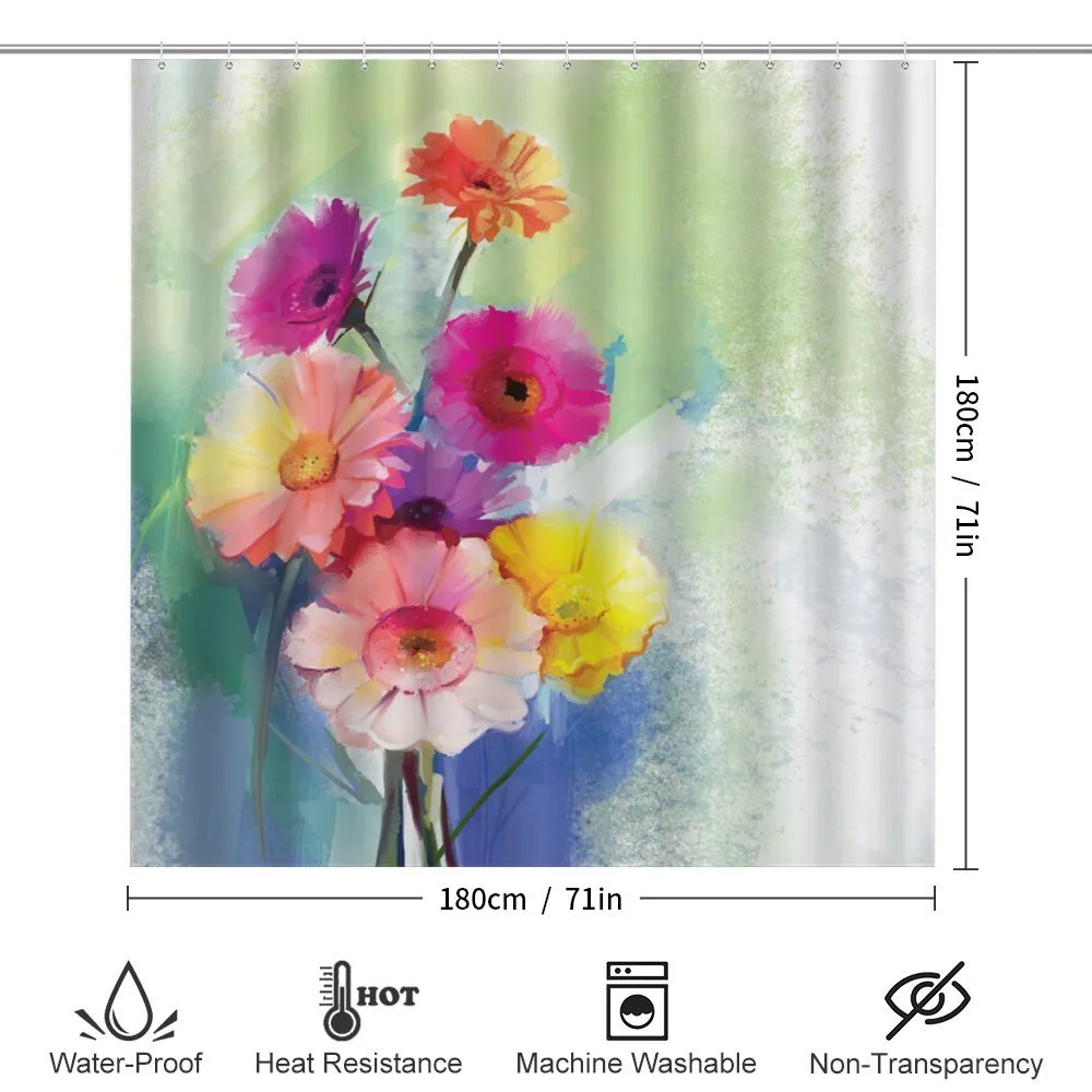 Gerbera Flowers Art — Detail 2