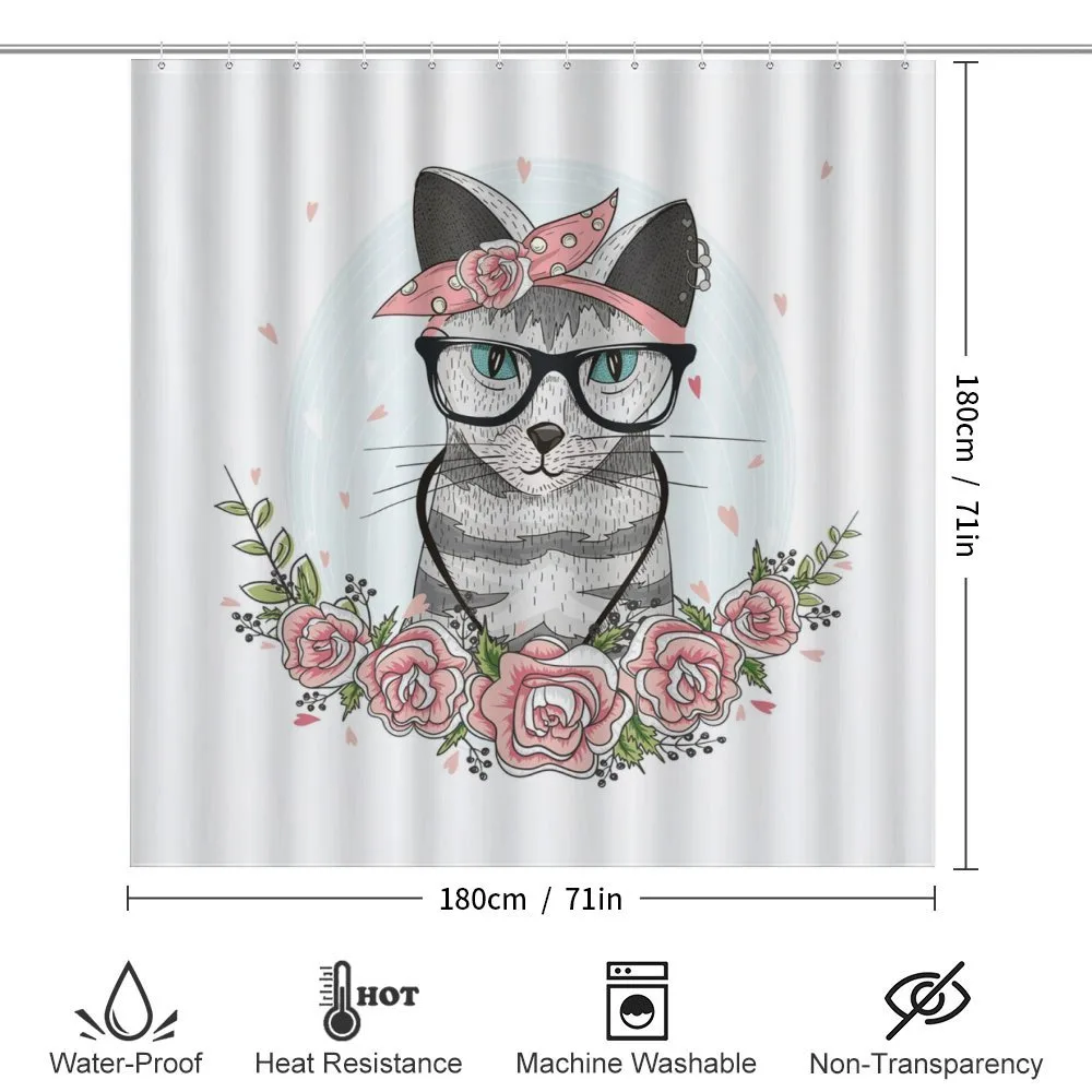 Hipster Cool Cat Portrait — Detail 2
